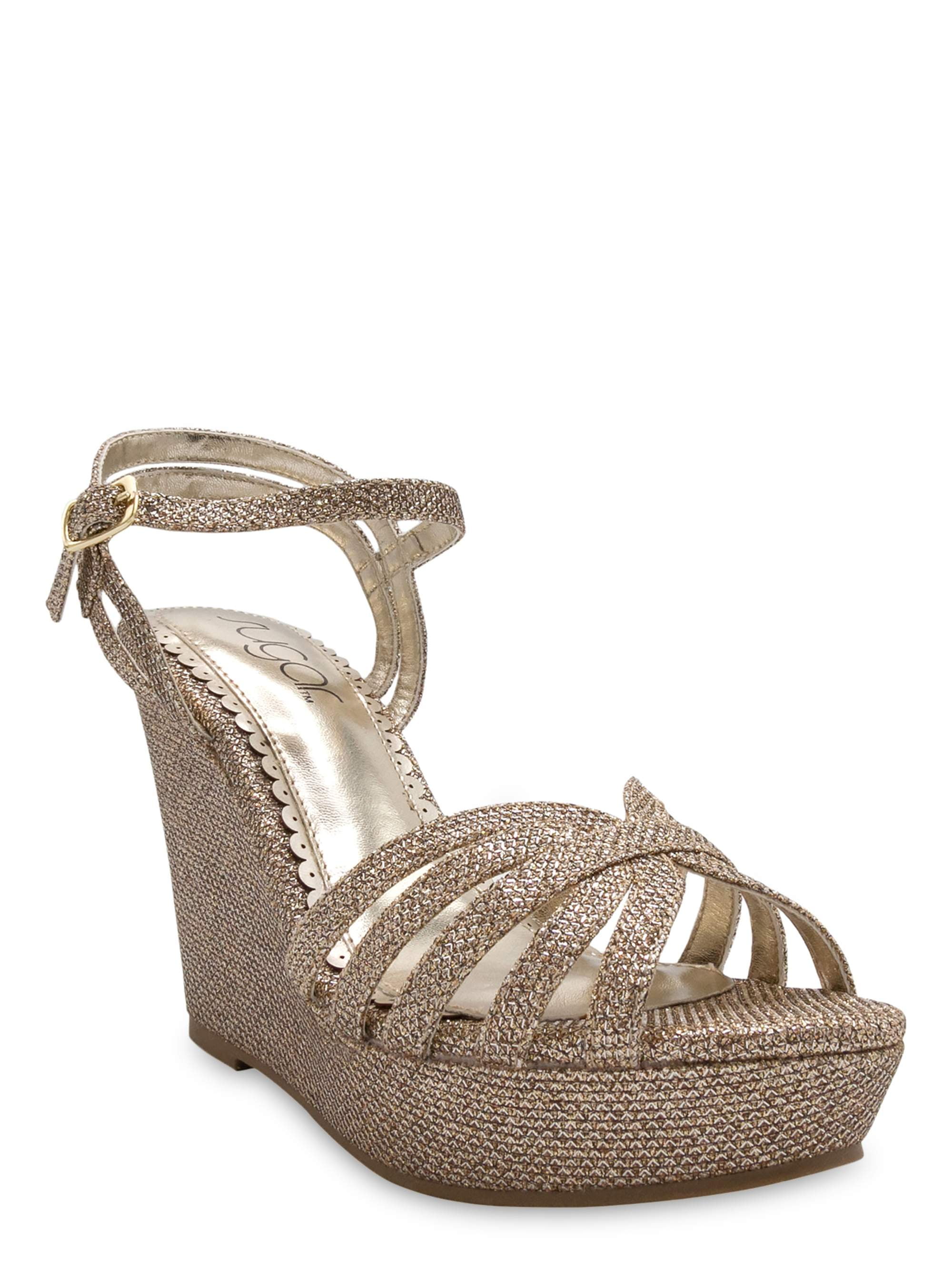 Sugar Women s Capricorn Dress Wedge Sandal Walmart