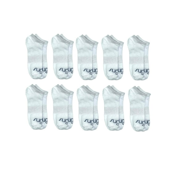 Sugar Women's No-Show Socks, 10-Pack, Size 4-10