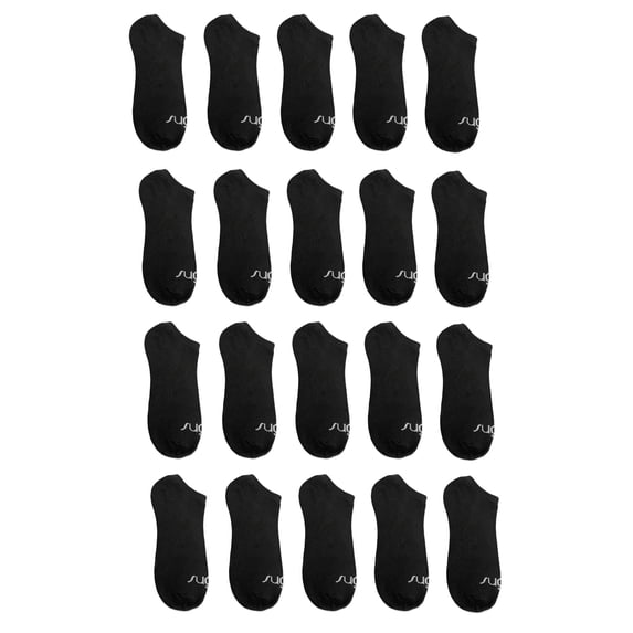 Sugar Women's No-Show Socks, 20-Pack, Size 4-10