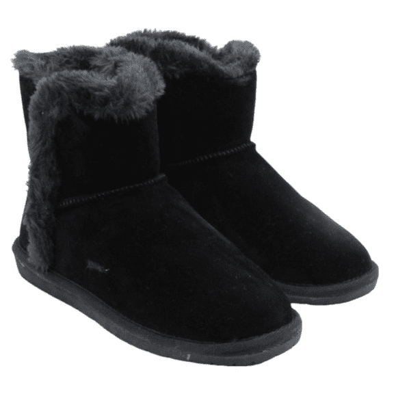 Sugar Women's Polly Slip On Winter Boots Warm Winter Booties Black 6 M