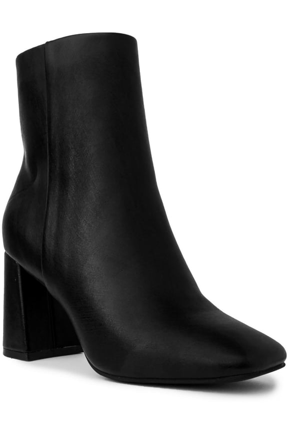 Womens Elly Faux Leather Dressy Ankle Boots