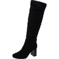 thumbnail image 1 of Sugar Womens Emerson Faux Suede Slouchy Knee-High Boots, 1 of 3