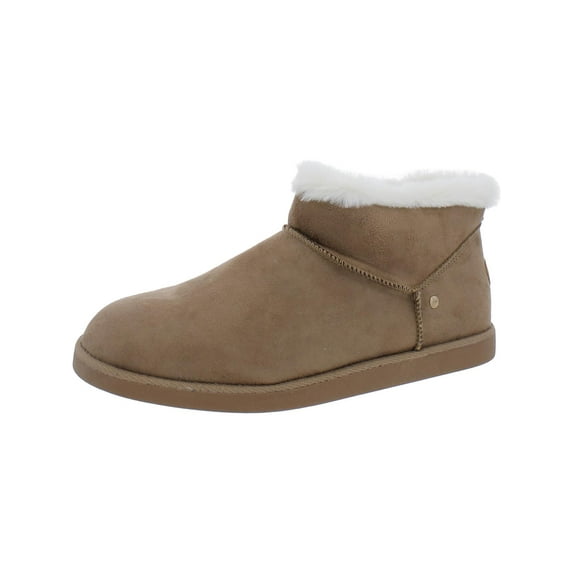 Sugar Womens Faux Suede Ankle Booties