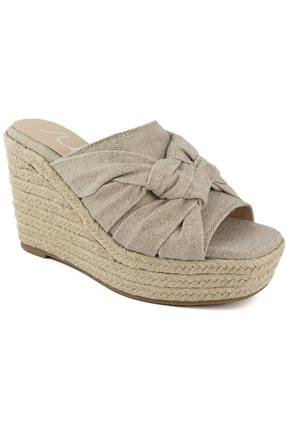 Womens Harlem Espadrille Slip On Wedge Sandals