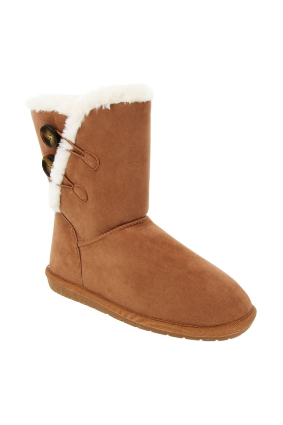 Womens Marty Faux Suede Cold Weather Winter & Snow Boots