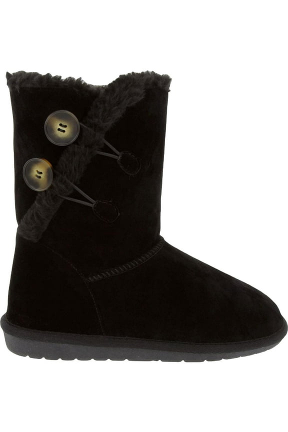 Womens Marty Faux Suede Cold Weather Winter & Snow Boots