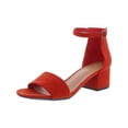 thumbnail image 1 of Sugar Womens Noelle Faux Suede Ankle Strap Heel Sandals, 1 of 3