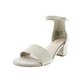 thumbnail image 1 of Sugar Womens Noelle Microsuede Ankle Open-Toe Heels, 1 of 3