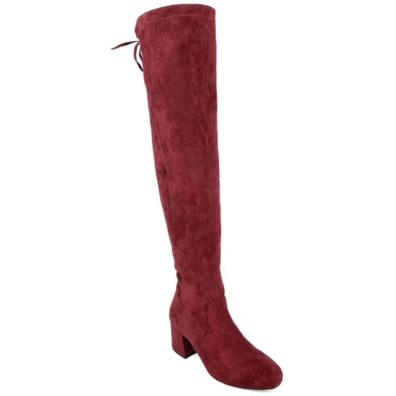 Sugar Womens Ollie Heels Round Toe Over-The-Knee Boots