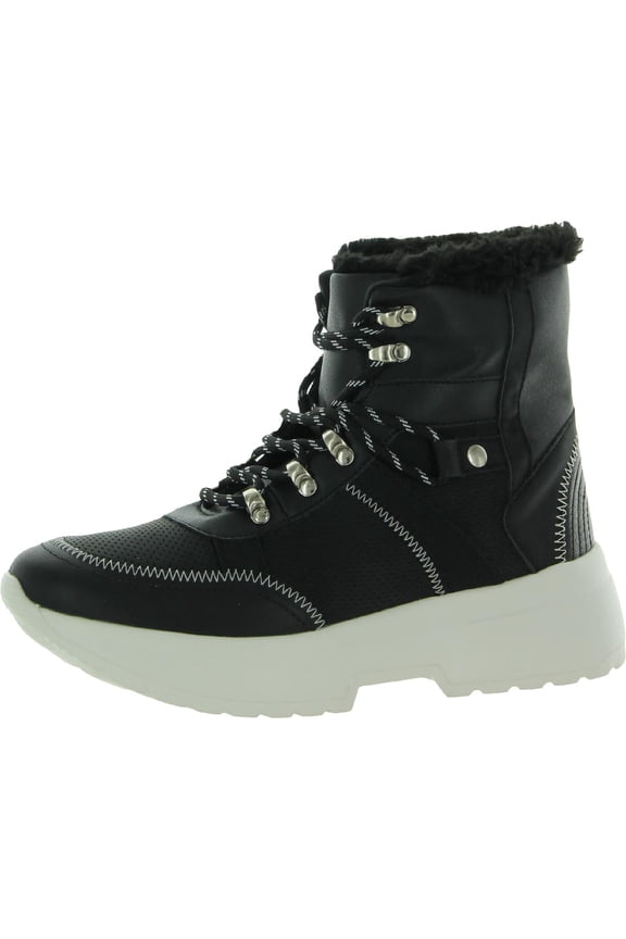 Womens Perri Faux Leather Cold Weather Booties