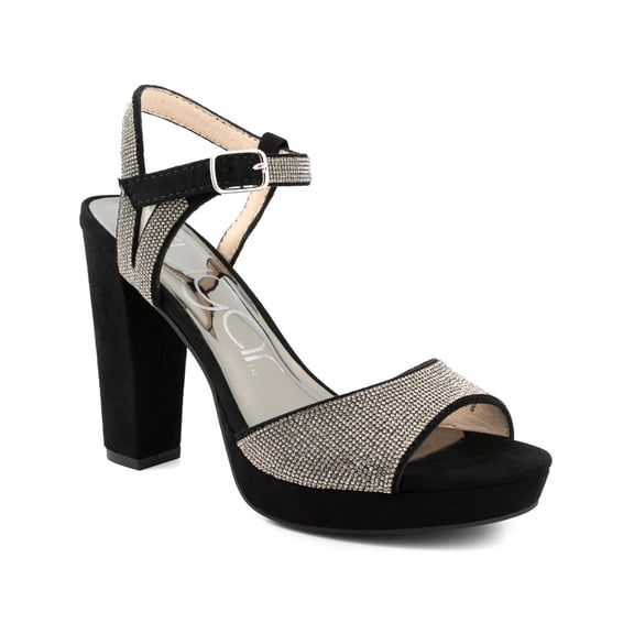 Sugar Womens Prisila2 Sling Back Open Toe Platform Heels