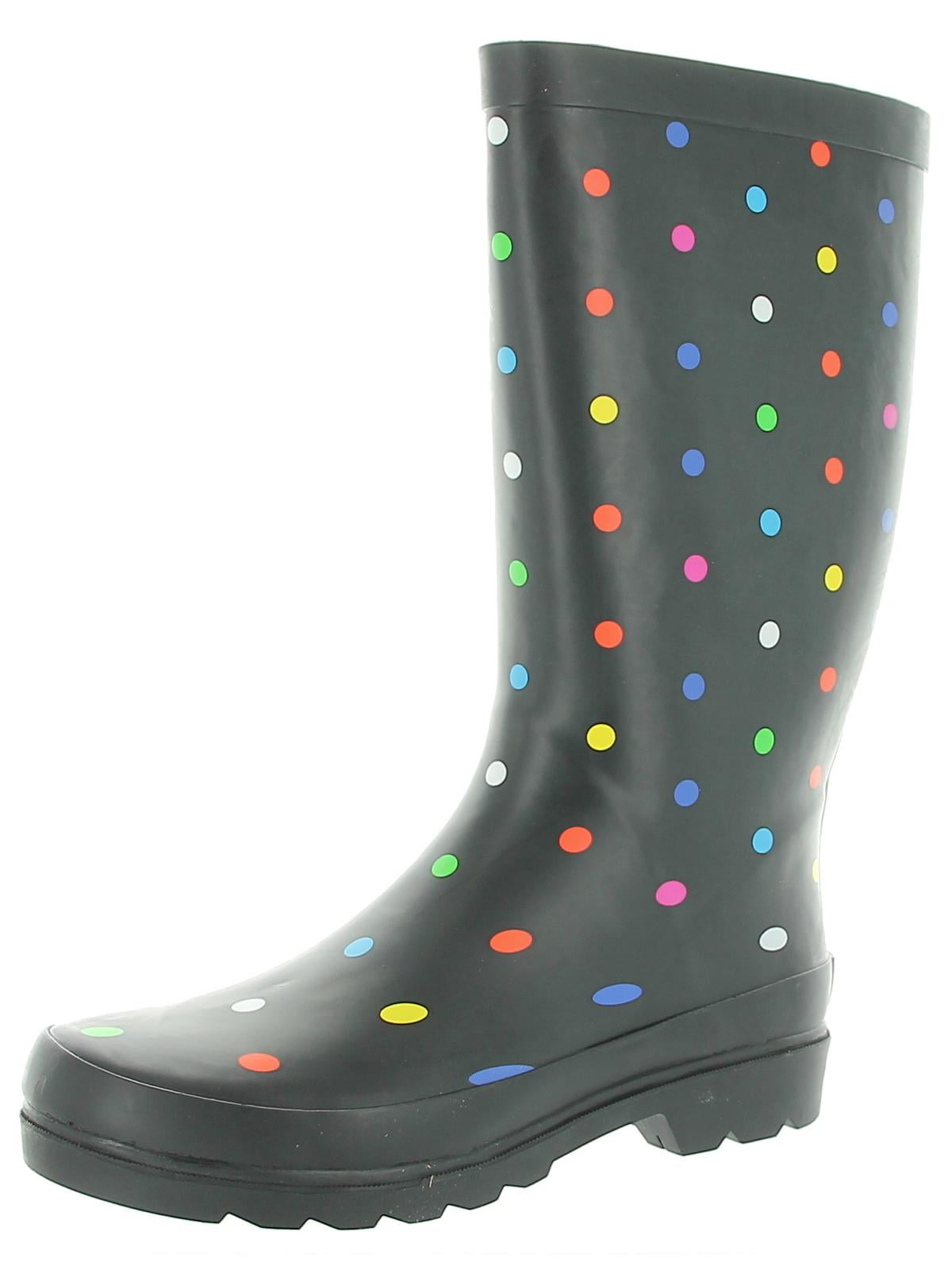 New Sugar Womens  Shoes Raffle4 Rubber Waterproof  Rain Boots 8M Black Sugar Womens Shoes Raffle4 Rubber Waterproof Rain Boots 8M  main image 3