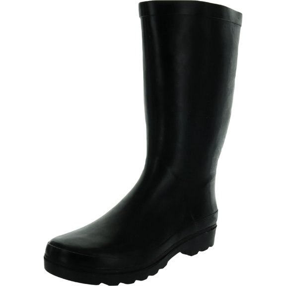 Sugar Womens Raffle 4 Rubber Pull On Rain Boots