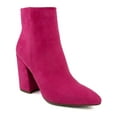 thumbnail image 1 of Sugar Womens SGREVVIE Faux Suede Zipper Ankle Boots, 1 of 3