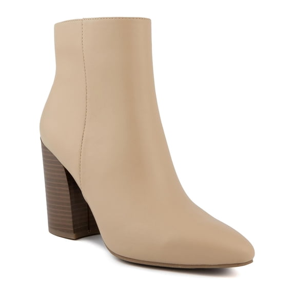 Sugar Womens Sgr-Evvie Block Heel Short Ankle Boots