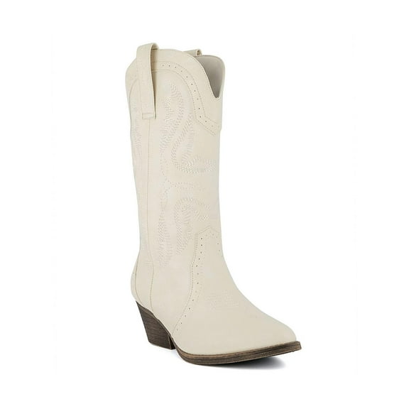 Sugar Womens Tammy Embroidered Mid-Calf Cowboy, Western Boots