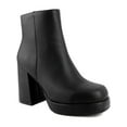 thumbnail image 1 of Sugar Womens Warrant Faux Leather Platform Booties, 1 of 3
