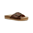thumbnail image 1 of Sugar Womens Zerri Faux Leather Slip On Footbed Sandals, 1 of 1