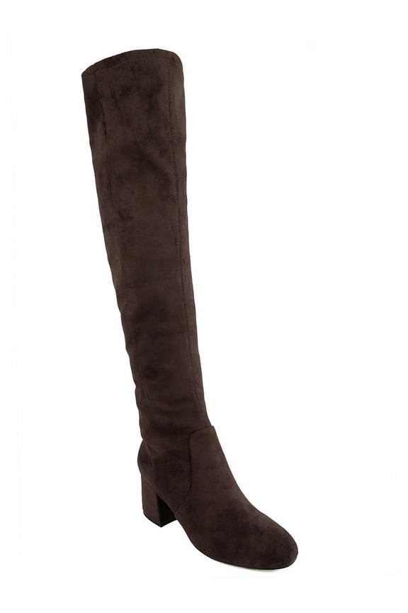 Womens Zipper Dressy Over-The-Knee Boots