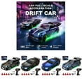 thumbnail image 1 of SugarBloom 1:64 Scale Small Drift Car, 4-Wheel Proportional Desktop Remote Control Drift Racer, Mini RC Vehicle for Collectors,Black, 1 of 6