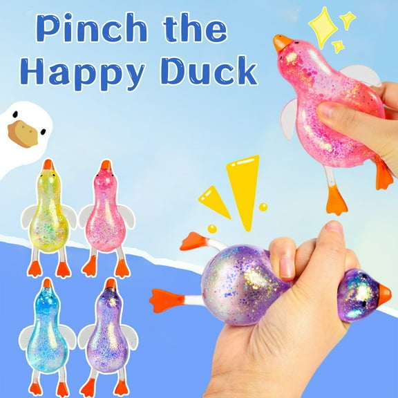 SugarBloom 5ml Animal Squeeze Toys Set, Creative Cute Fun Decompression Toys, Mini Stress Relief Sensory Fidget Balls,Pink