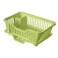 thumbnail image 1 of SugarBloom Bowl and Dish Drying Rack with Storage Box, Thickened Large Size Sink Rack for Kitchen Countertop, Water Filter Organizer for Plates, Bowls, Chopsticks,Green, 1 of 4