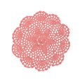 thumbnail image 1 of SugarBloom Crochet Doilies Set of 6, Handmade Round Cotton Lace Table Placemats, Flower Hollow Decorative Cup Coaster, Insulation Dining Table Pad,Pink, 1 of 2