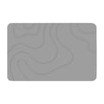 thumbnail image 1 of SugarBloom Diatomite Bath Mat, 23.6x15.4 inch Quick Drying Super Absorbent Shower Mat, Non-Slip Stone Bathroom Floor Mat for Bath Tub,Light Gray, 1 of 8