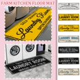 thumbnail image 1 of SugarBloom Farmhouse Laundry Room Carpet, 15.7x47.2 inch Non-Slip Floor Mat for Kitchen Bathroom, Decorative Rug for Laundry Room, Absorbent Doormat,B B, 1 of 6