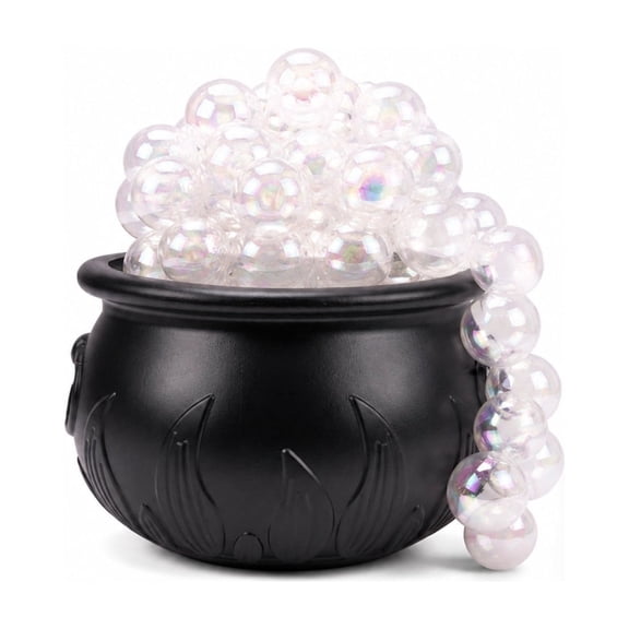 SugarBloom Halloween Decor Indoor Vintage - Cauldron with 8 Lighting Modes Remote Control, Witch Bucket for Hocus Pocus Theme, Perfect Halloween Decorations for Party Atmosphere