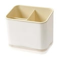 thumbnail image 1 of SugarBloom Multi-Functional Chopstick and Spoon Storage Rack, Kitchen Utensil Drainer Basket and Barrel Organizer,Beige, 1 of 5