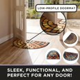 thumbnail image 1 of SugarBloom Semi Circular Flower Printed Door Mat, Absorbent and Dirt Resistant Bathroom Entrance Mat, Non-Slip Floor Rug for Indoor Outdoor Use,B, 1 of 3