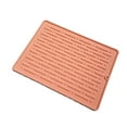 thumbnail image 1 of SugarBloom Silicone Dish Drying Mat for Kitchen Counter, Heat Resistant Non-Slip Drainboard Pad, Easy to Clean Dish Drainer Mat for Plates, Cups, and Utensils,Pink, 1 of 4