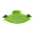 thumbnail image 1 of SugarBloom Silicone Pasta Strainer Clip for Pots, Kitchen Gadget Strainer for Draining Meat, Vegetables, Fruit, and Pasta, Reusable Colander with Clip Design,Green, 1 of 8