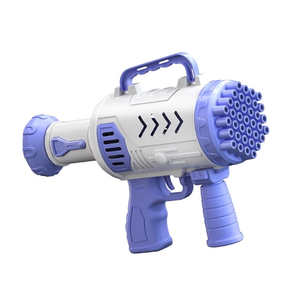 YujiCraft Upgraded 37-Hole Bubble Maker with LED Light, Includes Bubble Solution, Battery Powered for Outdoor Birthday and Wedding Parties,Blue