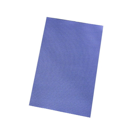 SugarBloom Washable Refrigerator Mat, 18"x11" Top Freezer Liner, Non-Slip Kitchen Shelf Pad, Easy Clean Fridge Organizer, 1-Piece,Purple