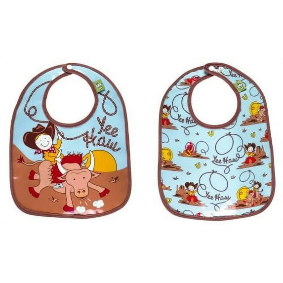 SugarBooger Mini Bib Gift S/2 Yee Haw