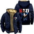 thumbnail image 1 of SugarHill Ddot Zipper Thick Hoodies Vintage 90s Coat Streetwear Zip up Sweatshirts, 1 of 2