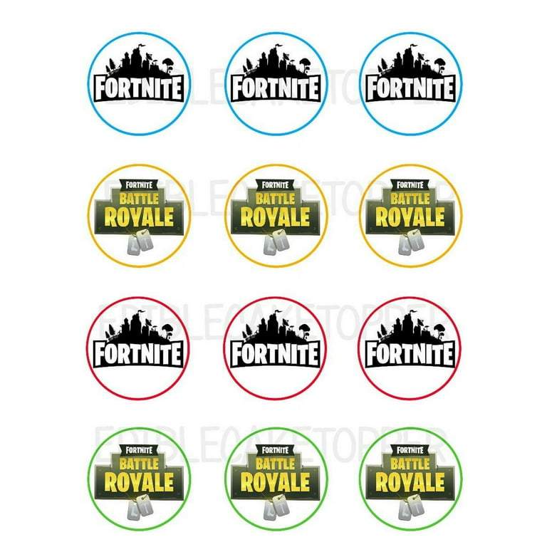 sugarmelicious-fortnite-edible-cupcake-image-toppers-personalized-cupcake-toppers-for-parties-edible-cake-decorations-12-count-walmart-com