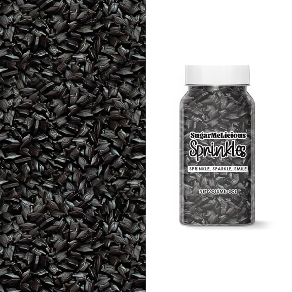SugarMeLicious Graduation Cap Sprinkles for Cakes, Cupcakes, Cookies and Graduation Desserts, Edible Baking Decorations for Graduation Parties and School Celebrations, 3 Ounce Jar