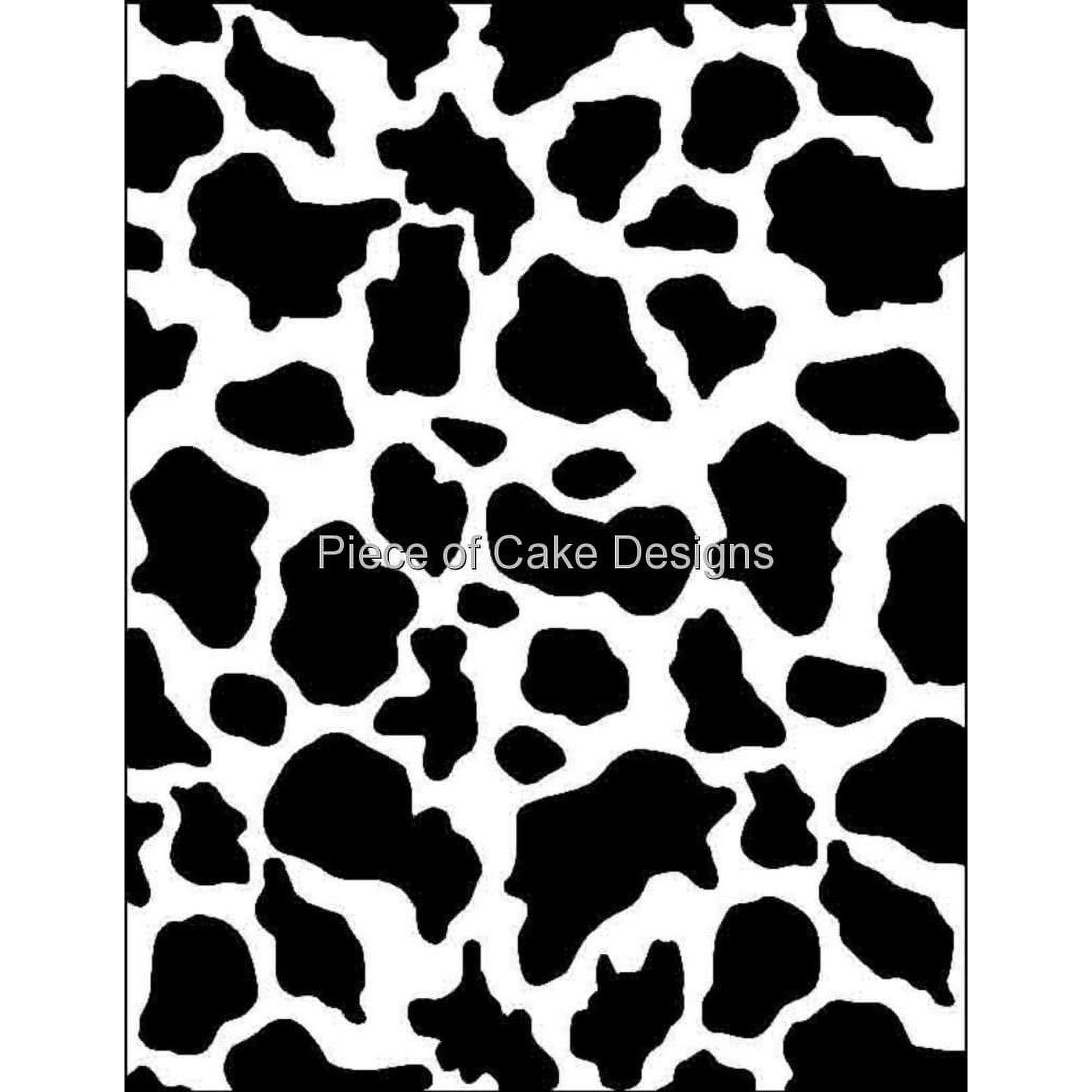 SugarMeLicious Traditional Cow Print Edible Cake Image Topper