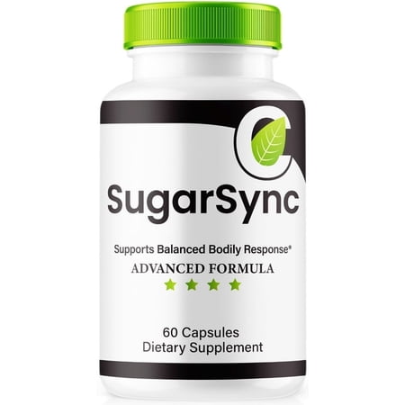 SugarSync Glyco Optimizer Capsules - Official SugarSyncGlyco Blood Support Formula, Sugar Sync Blood Vessel Cleaner, Glycogen Pills, Overall Health & Wellness, Reviews (60 Capsules)
