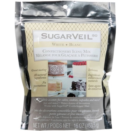 SugarVeil Confectionery Icing Mix 16oz-White
