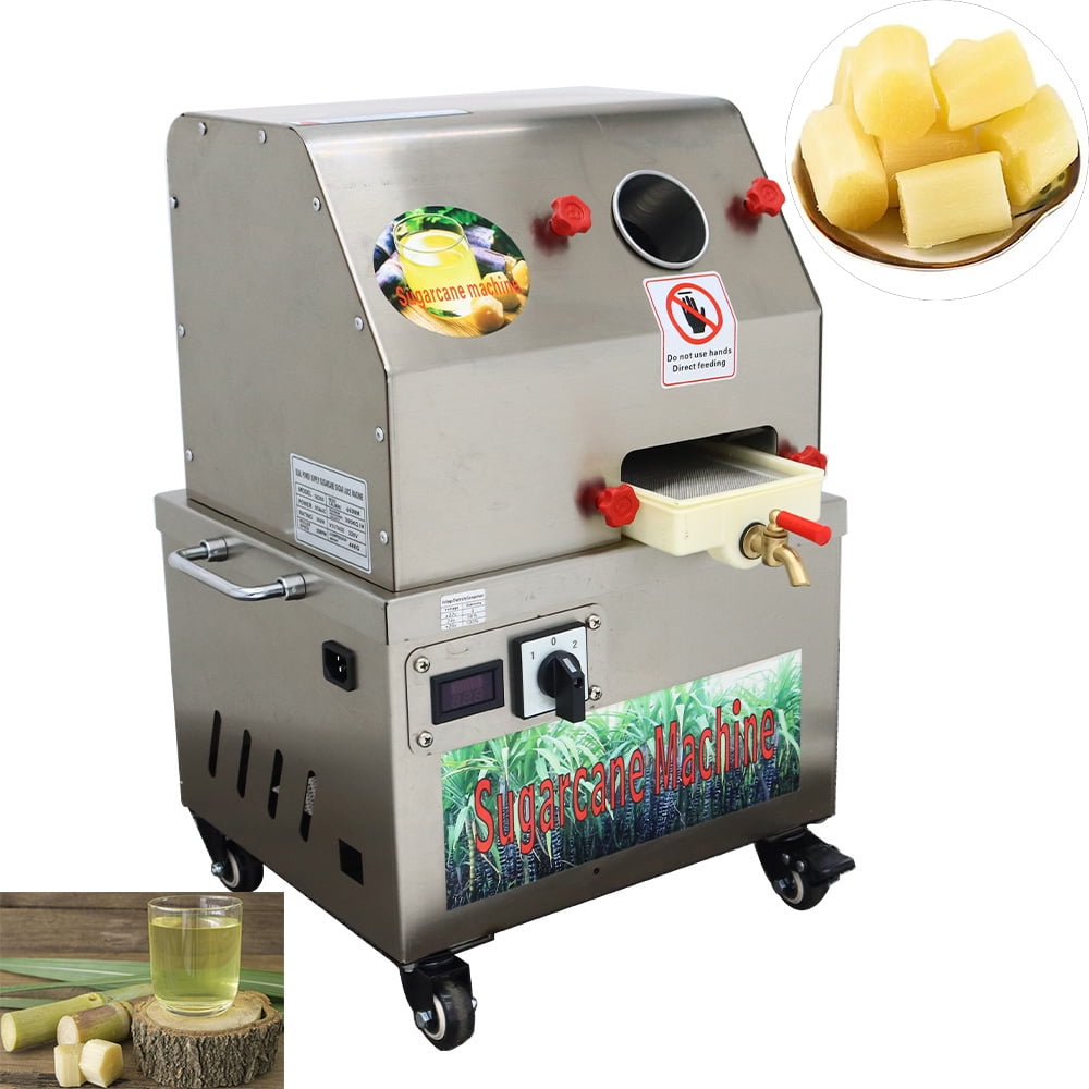 Extrator Machine Sugarcane Juice Extractor Machine 24V DC or 110V AC Electric Commercial ...