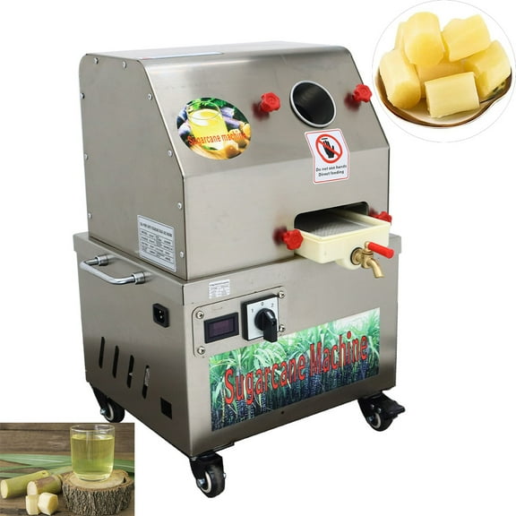 Sugarcane Juice Extractor Machine 24V DC or 110V AC Electric Commercial Home