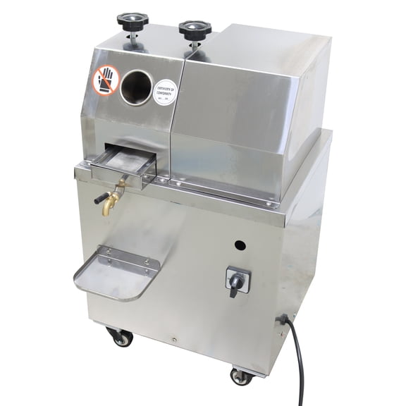 Sugarcane Juicer Vertical Electric Stainless Steel 3-Roller Sugarcane Juice Extractor