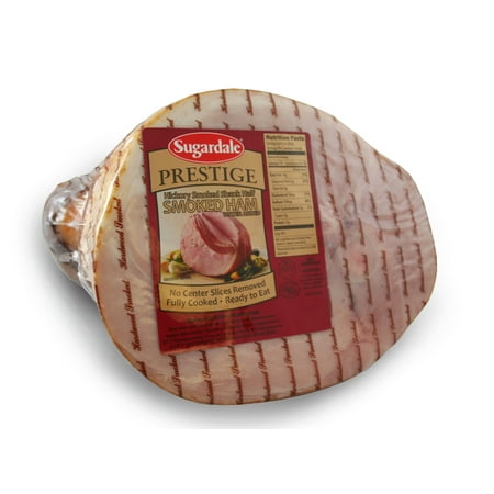 product image of Sugardale Prestige Hickory Smoked Half Ham, Fully Cooked, Bone-In, 7- 15 lb