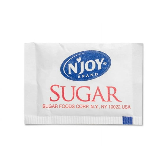 Njoy, SUG72101, N'Joy Sugar Packets, 2000 / Box