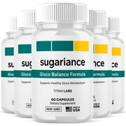Sugariance Advanced Formula Blood Support Pills for Health and Wellness Capsules 5 Pack