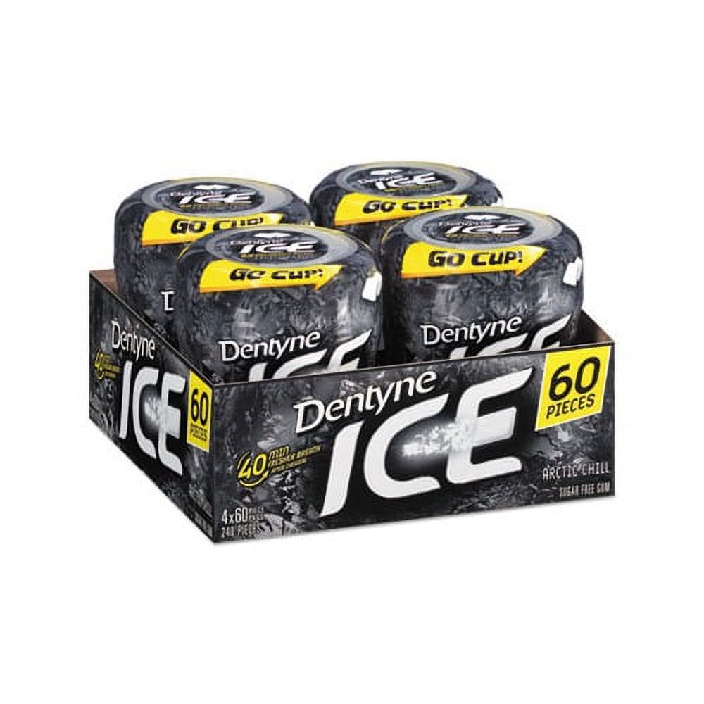 Dentyne Ice® Sugarless Gum, Arctic Chill, 60 Pieces/Cup, 4 Cups/Pack